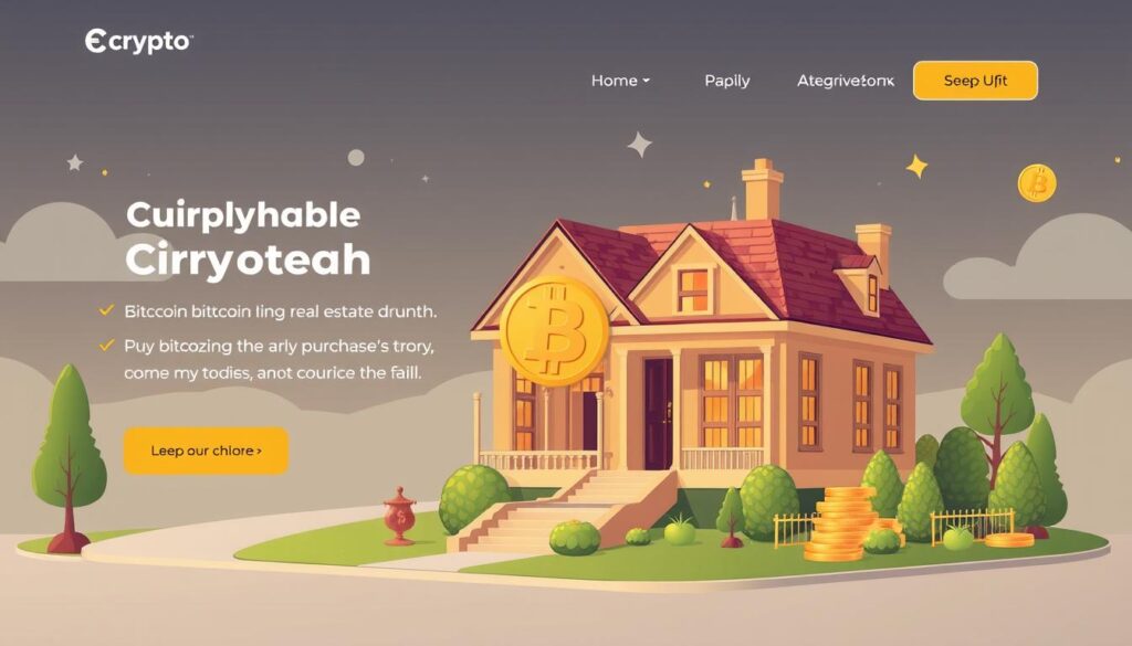 Eine Abbildung von Crypto Emporium, einer Plattform für den Kauf von Immobilien mit Bitcoin. Eine Abbildung von Crypto Emporium, einer Plattform für den Kauf von Immobilien mit Bitcoin.